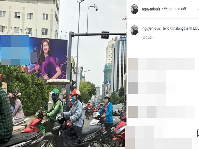 Louis Nguyễn tỏ ra tự hào về Tăng Thanh Hà khi khoe ảnh vợ làm đại diện thương hiệu.