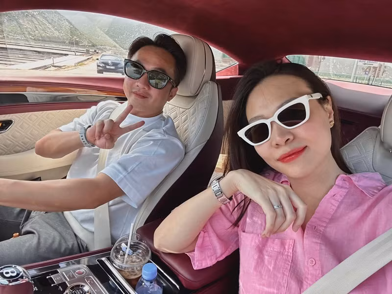 Trước đây, vợ chồng Đàm Thu Trang thoải mái cập nhật hình ảnh bản thân trên mạng xã hội. Ảnh: Phụ Nữ Pháp Luật.