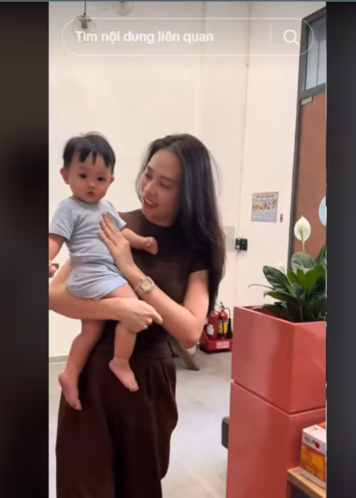 Trong 3 tháng qua, một số thông tin về vợ chồng Đàm Thu Trang do bạn bè và người thân chia sẻ. Ảnh: TikTok Đàm Thu Trang.