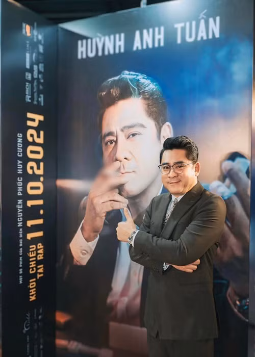 Mới đây, phim Domino - Lối thoát cuối cùng công chiếu tại các rạp. Phim có Huỳnh Anh Tuấn trong vai ông trùm. Ảnh: FB Huỳnh Anh Tuấn.