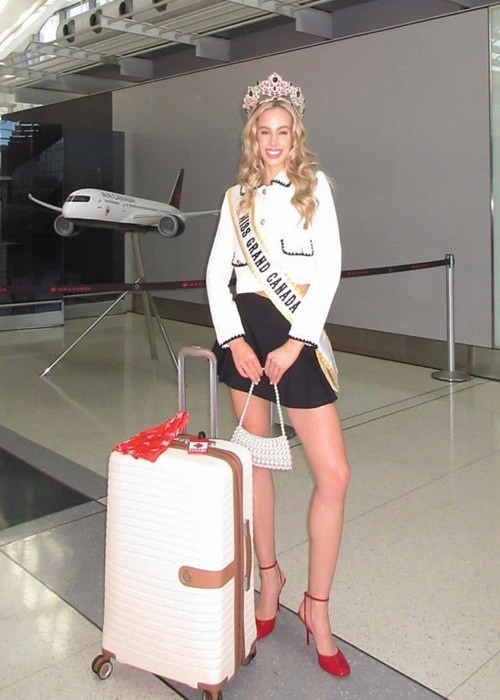 Alivia Croal đăng quang Miss Grand Canada 2024. Hiện tại, cô là lính cứu hỏa. Ảnh: FB Miss Grand International.