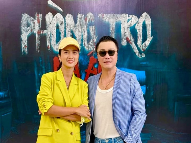 Trong Phòng trọ ma ám, diễn viên Kim Tuyến và Lý Hùng đóng vai vợ chồng. Ảnh: Dân Việt.