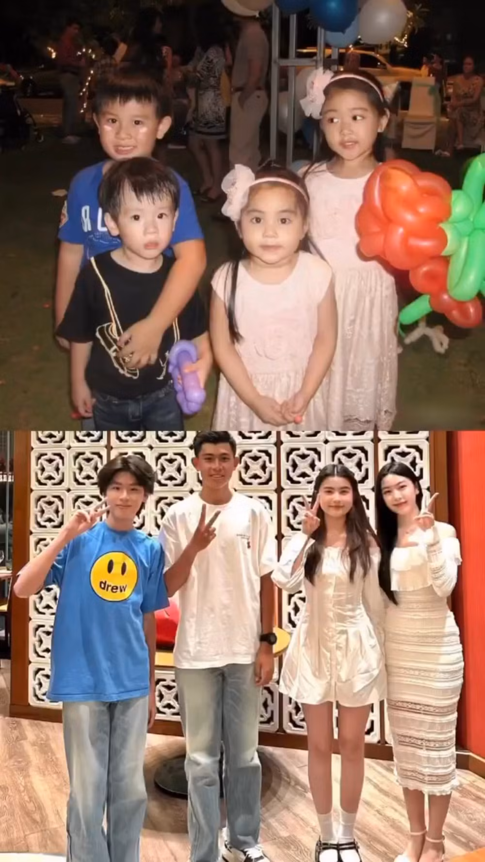 Đô La và Ơ Rô có mối quan hệ thân thiết với hai cô con gái của Quyền Linh. Cả nhóm gắn bó từ nhỏ và vẫn giữ tình bạn tốt đến nay. Dạ Thảo - vợ Quyền Linh - cho biết rất yêu quý và xem hai bạn như con cháu trong nhà.