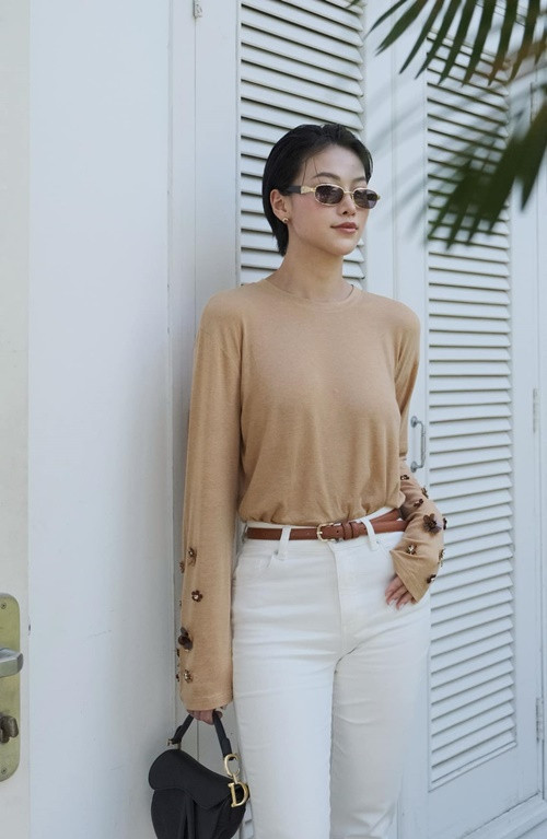 Phương Khánh giải thích rằng bầu Kiệt là người cô trân trọng vì cho cô lời khuyên, sau đêm chung kết cô dự định gặp anh để cảm ơn nhưng chưa kịp thì anh bức xúc lên tiếng. Ảnh: FB Phương Khánh.