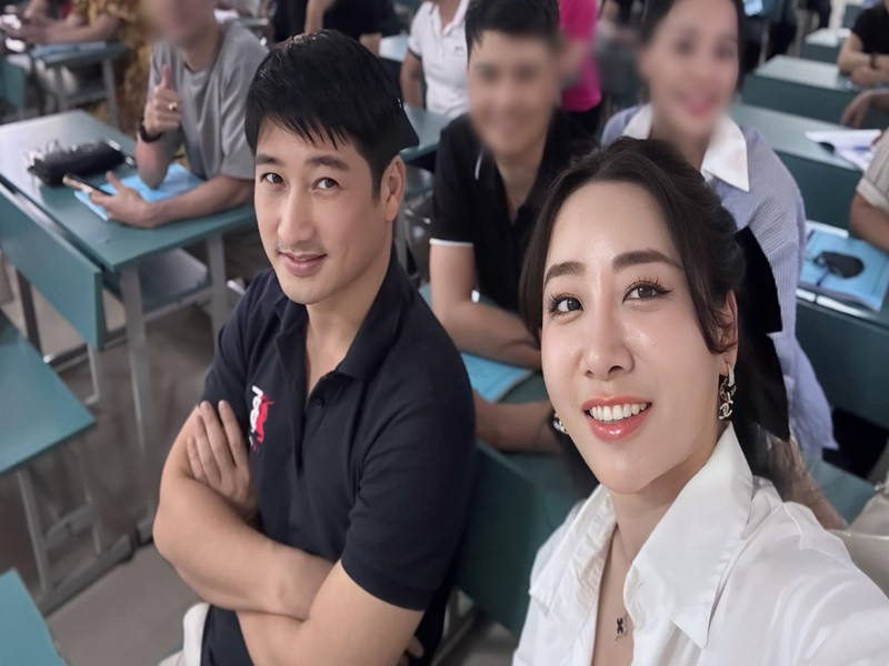 Ngọc Quỳnh hẹn hò Thùy Anh sau 1 năm anh âm thầm ly hôn người vợ thứ hai. Ảnh: FB Thùy Anh.