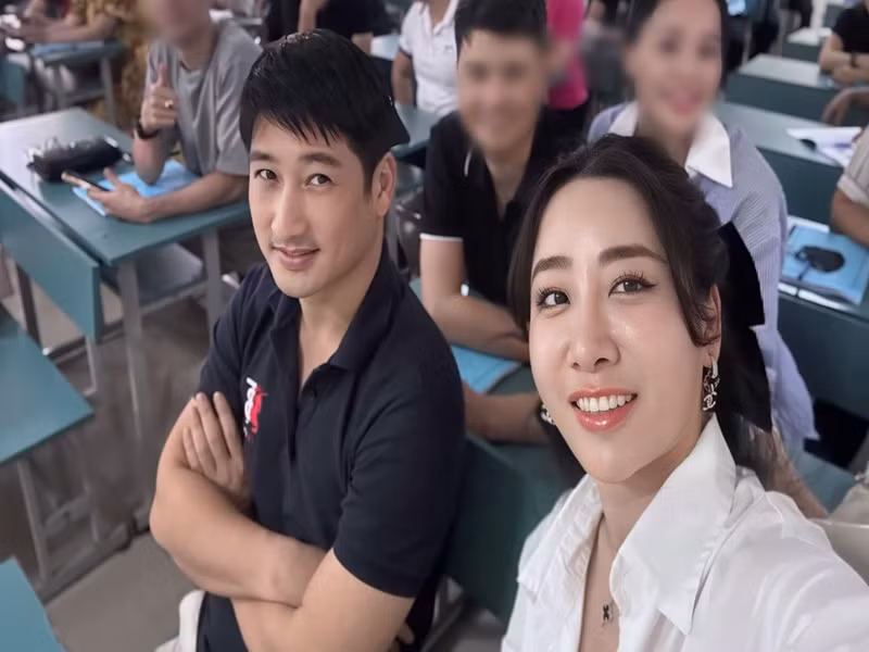 Ngọc Quỳnh hẹn hò Thùy Anh sau 1 năm anh âm thầm ly hôn người vợ thứ hai. Ảnh: FB Thùy Anh.