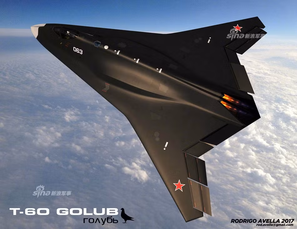 Khí thải động cơ được xả ra ở phần trên lưng máy bay. Thiết kế không có cánh đuôi sẽ làm tăng độ khí động học của chiếc máy bay cũng như làm giảm tác động của các luồng gió tạt ngang, tuy nhiên nếu thiếu đi cánh đuôi chiếc máy bay này sẽ buộc phải chao để đổi hướng, không thể tự bẻ hướng trái phải trên không mà vẫn giữ máy bay cân bằng được. Nguồn ảnh: Avella17.