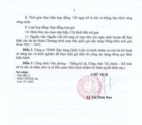 TP. HCM: 3 ngày Công ty Quốc Linh được chỉ định 5 gói thầu tại Củ Chi - Hình 2 TP. HCM: 3 ngay Cong ty Quoc Linh duoc chi dinh 5 goi thau tai Cu Chi-Hinh-2