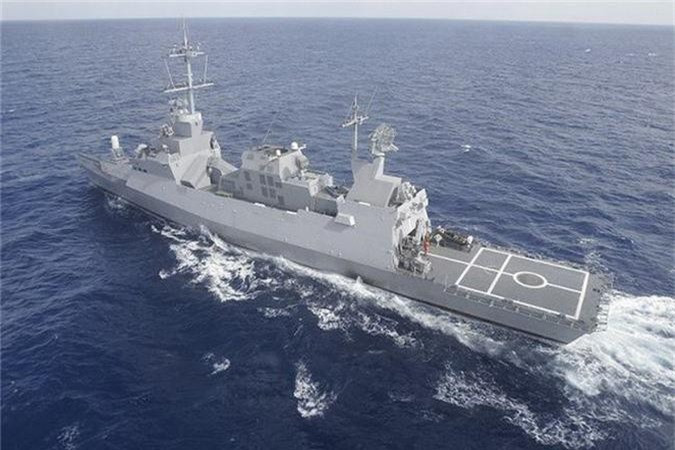 Một hệ thống 32 ống phóng thẳng đứng chứa tên lửa đánh chặn Barak-8 cùng một radar đa nhiệm có khả năng trinh sát, phát hiện, bắt bám mục tiêu và dẫn đường cho tên lửa.