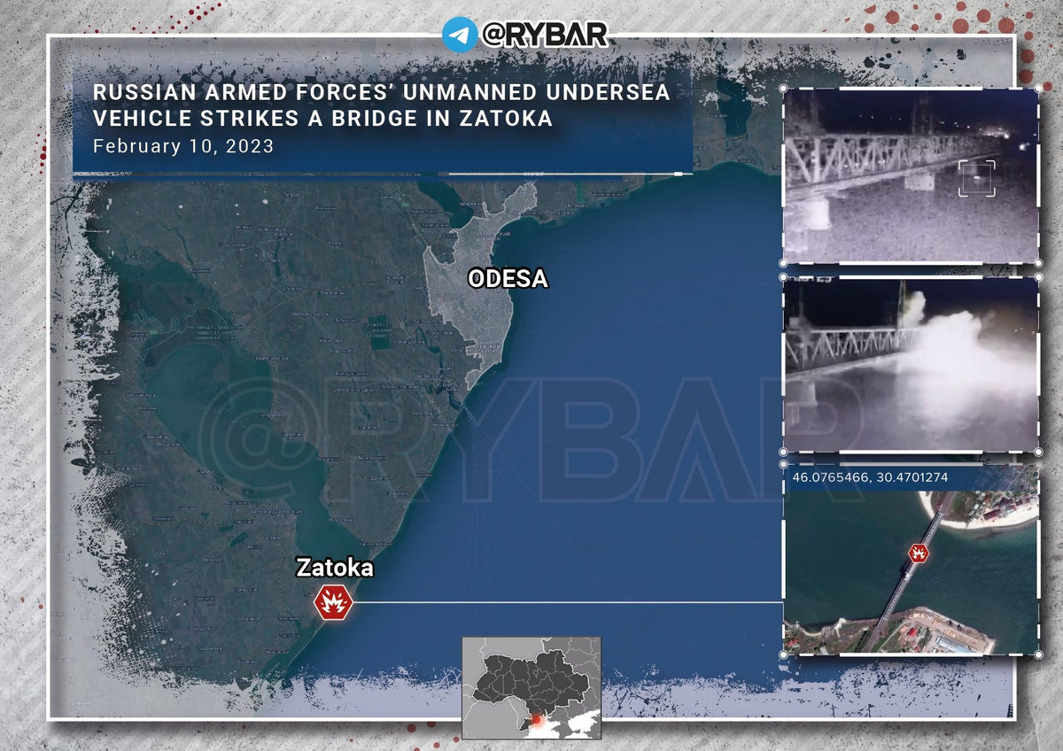 Theo một số nhà phân tích, cách khả thi nhất để quân đội Nga vận hành là sử dụng hệ thống lái tự động tương đối đơn giản để cho tàu không người lái tự động di chuyển đến khu vực mục tiêu, sau đó giao quyền điều khiển cho người điều khiển gần đó để tấn công. Mức độ thiệt hại chính xác của cây cầu hiện chưa được biết.