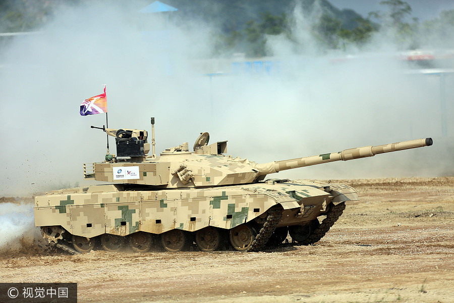 Người ta cũng suy đoán rằng pháo chính của xe tăng có thể được thay thế, thậm chí có thể là pháo 125mm để có thể sử dụng đạn từ T-72/80/90, điều đã được thực hiện trước đây cho các biến thể T-55 Trung Quốc-Pakistan Al Zarrar, Trung Quốc-Bangladesh Type 59 Durjoy và VT-3 cho quân đội Trung Quốc.