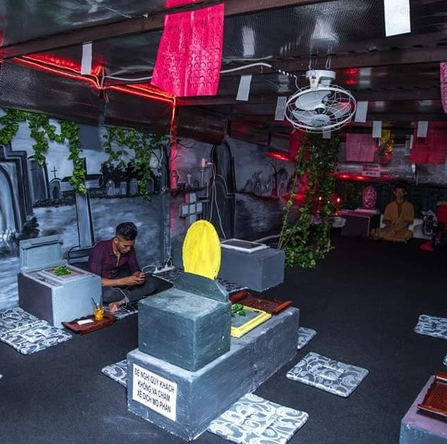 Trước đó một quán cà phê mang phong cách âm phủ từng rất nổi tiếng ở Sài Gòn.