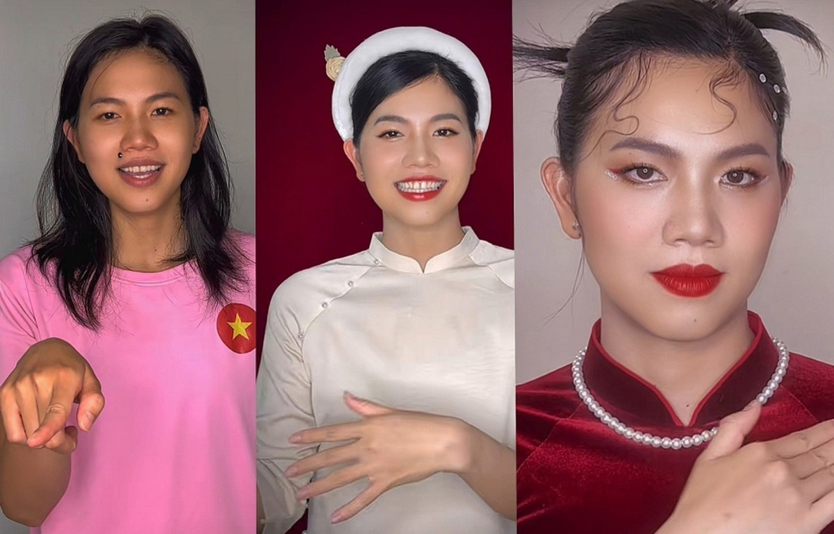 Nụ cười duyên dáng, nhan sắc thăng hạng của cô nàng khiến fan hâm mộ không khỏi ngỡ ngàng.