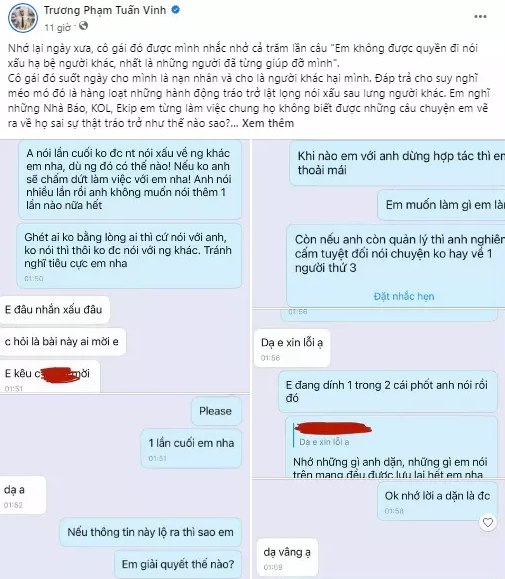 Dưới phần bình luận, nhiều netizen đã liên tục "réo tên" Trần Thanh Tâm, cho rằng cô chính là nhân vật mà Vinh Gấu nhắc đến.