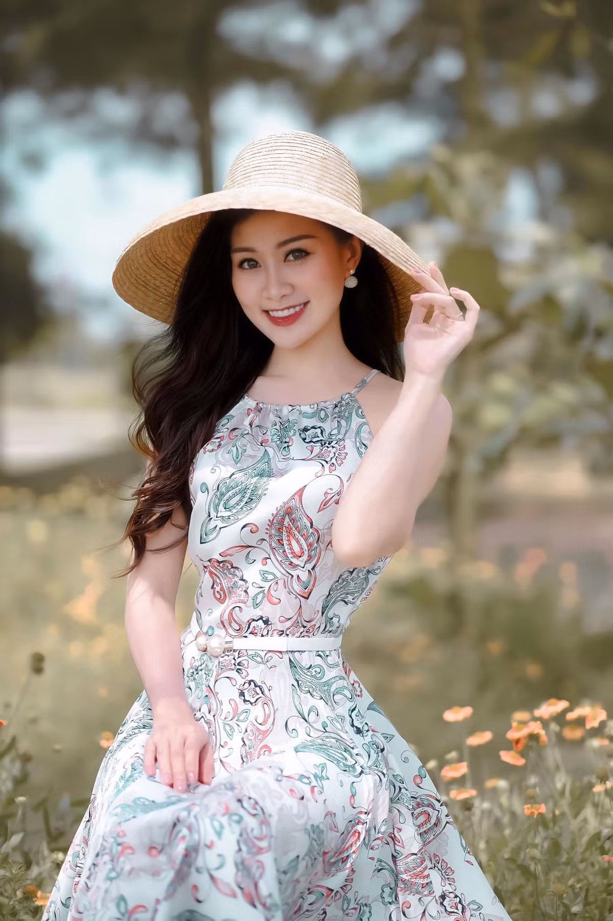 Chẳng những xinh đẹp, Lê Hà Phương còn có vóc dáng ấn tượng, chuẩn hoa hậu. Cô sở hữu chiều cao 1m68 cùng với số đo là 87-60-90 (cm). Ảnh: FBNV