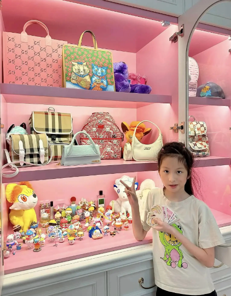 Đầu tiên là phòng của cô chị cả tên Linh Đan (hay còn gọi là Hana) sinh năm 2012. Phòng có diện tích khoảng 40 - 50m2 và được sơn gam màu hồng phấn, trắng và xanh dương chủ đạo.