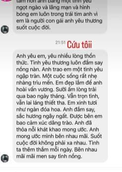 Người này nhắn tin nhiều đến mức hot girl Cà Mau phải thốt lên: "Cứu tôi".