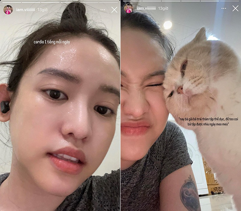 Cô nàng gần như "biến mất" khỏi MXH. Bài đăng cũ nhất cập nhật thậm chí chỉ là hình ảnh nấu nướng hay chia sẻ lại bài viết năm xưa.