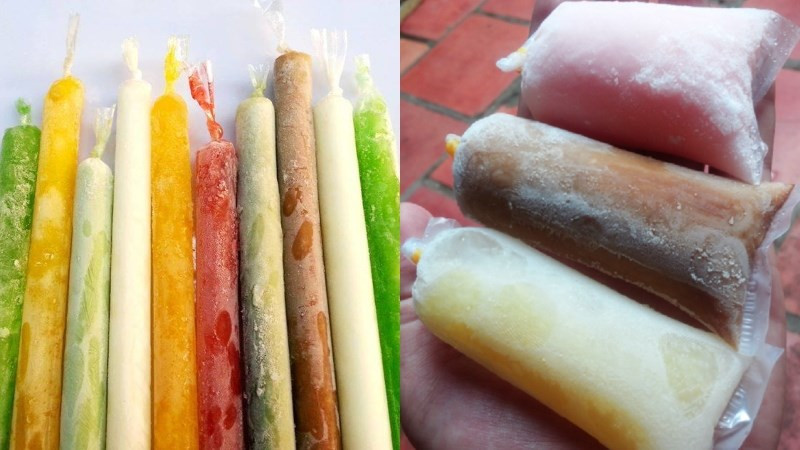 Chắc hẳn là không một ai có thể quên được những chiếc kem túi huyền thoại, đi vào tuổi thơ của nhiều người. Kem được cho vào những chiếc túi nilon bé tí, buộc lại bằng dây chun, đem để đông trong tủ đá. Khi ăn, người ta sẽ cắn ở một góc túi rồi cứ thế chờ kem chảy đến đâu là ăn đến đó.