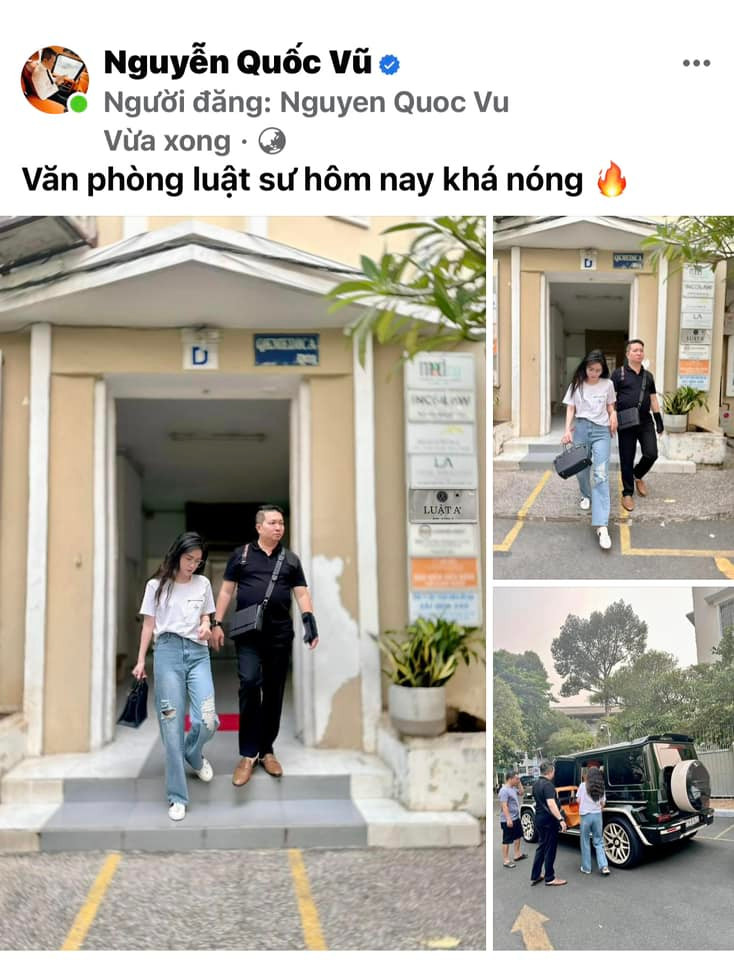 Để sự việc không bị đẩy đi quá xa, vợ chồng cô đã đến gặp luật sư để kiện những người đã tung tin thất thiệt.