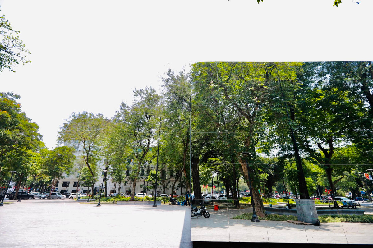 Tấm gương lớn phản chiếu không gian 4 phía cực "ảo" trước nay chưa từng xuất hiện tại Hà Nội.