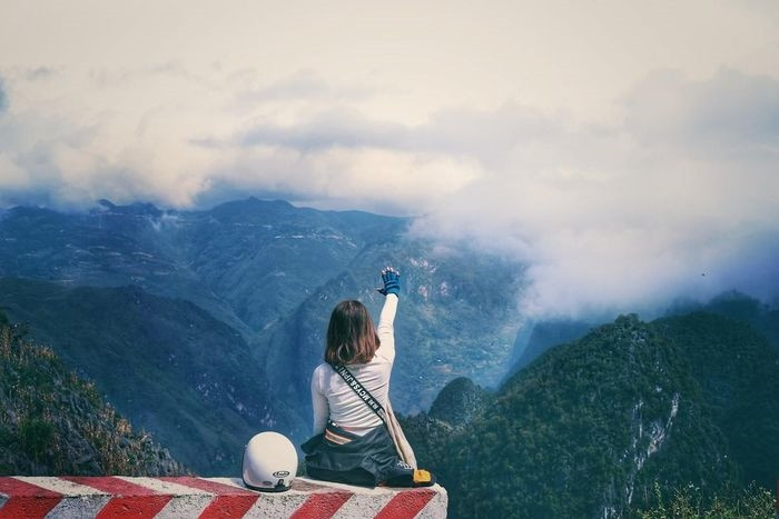 Với cảnh sắc mây trời hùng vĩ, nơi đây trở thành điểm check-in lý tưởng của du khách đi đến Hà Giang. Ảnh: Internet