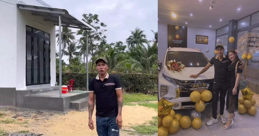 Từ một người nghèo khó đến mức tiền sửa nhà cũng không có, nay Lộc Fuho lại mở công ty riêng, có xe ô tô gắn tên mình.