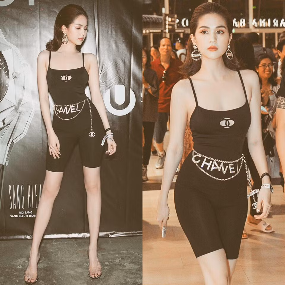 Tuy đã mất vòng eo 56 cm, thương hiệu một thời của người đẹp này nhưng Ngọc Trinh vẫn khiến nhiều đấng mày râu ngơ ngẩn khi lên đồ, xuất hiện trước đám đông.