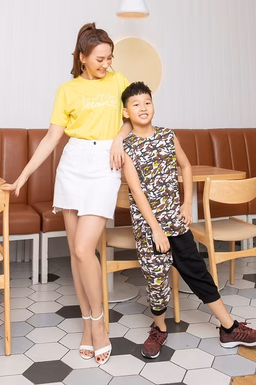 Bin là trái ngọt tình yêu giữa diễn viên Bảo Thanh và ông xã Đức Thắng.