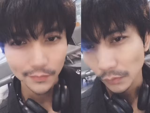 "Sáng nay ngủ dậy đã cạo sạch râu để ngày mai bắt đầu quay chương trình mới. Up cái clip đang ngồi đợi quá cảnh bên Bắc Kinh. Để nhớ về mấy ngày bên Mỹ không cạo râu và phóng khoáng lãng mạng... Về tới Việt Nam thằng con không nhận ra tưởng bên Trung Đông qua bán Tinh dầu... Hôn nó cũng không cho! Hỏi ý kiến có nên cạo râu không thì 10 ng hết 11 ng kêu cạo, ok thì cạo. Nhưng mai mốt ra đảo hoang hay lên núi ở tui sẽ để râu lại. Còn giờ mấy người coi đi mai mốt không có để râu để quay vậy nữa đâu", Tim viết.