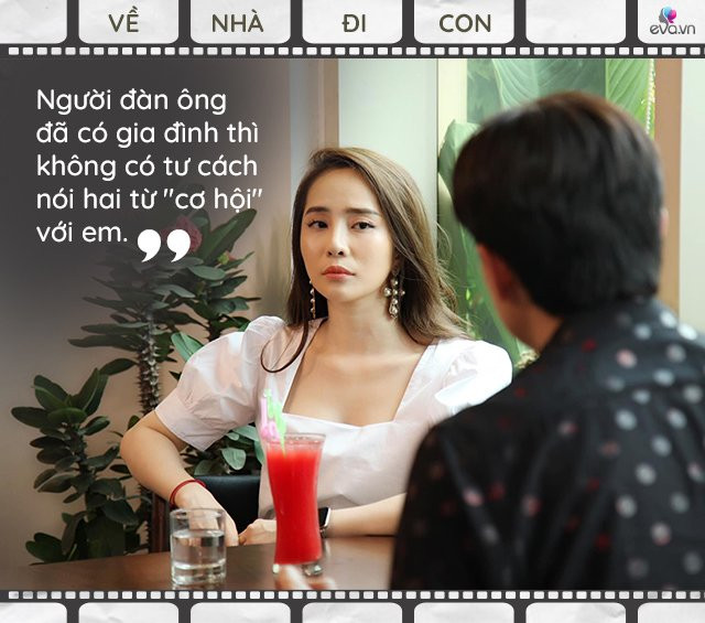 Một trong những phát ngôn "tự vả" xuất sắc của Nhã trong Về nhà đi con.