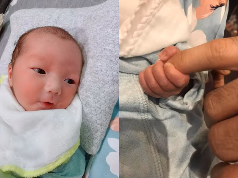 Truong Nam Thanh khoe anh hai con sinh doi trong tiec day thang-Hinh-3