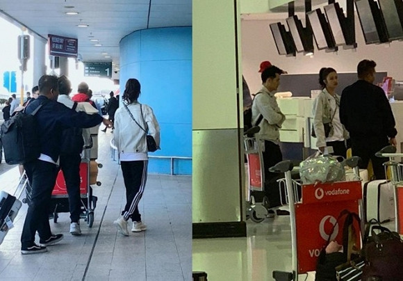 Dong Nhi - Ong Cao Thang cuc tinh o san bay sau chuyen di chup anh cuoi-Hinh-2