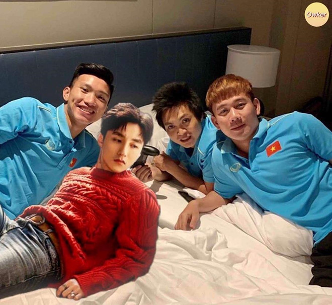 Minh Vuong hop team Thai Binh, fan 