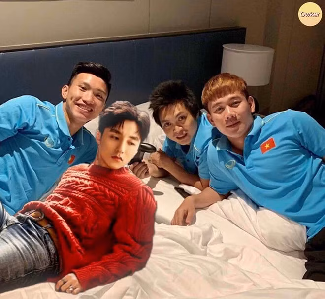 Minh Vuong hop team Thai Binh, fan 