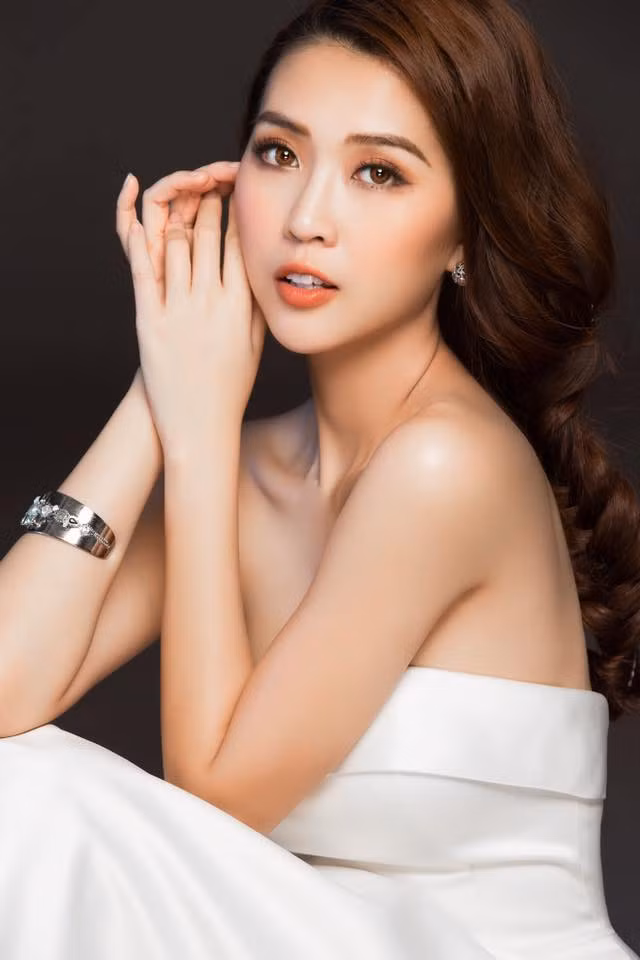 Tại cuộc thi Hoa hậu Hoàn vũ Việt Nam năm nay, Tường Linh thể hiện quyết tâm giành vương miện.