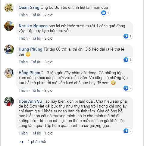 Khán giả tranh cãi về chi tiết ông Sơn bỏ nhà lên chùa.