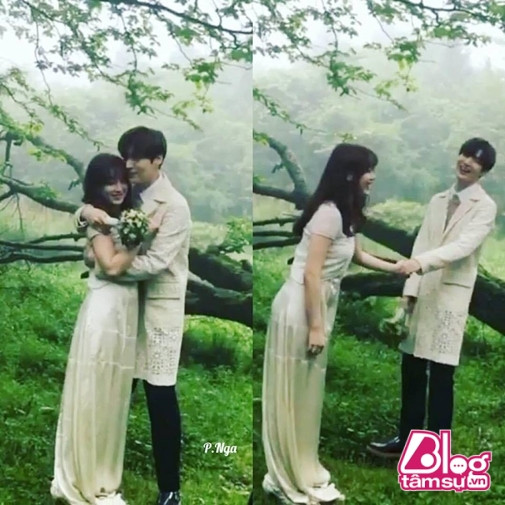 Hai tháng sau khi bị bắt gặp hẹn hò, cặp đôi công bố kết hôn. Hôn lễ giản dị nhưng ấm áp của cả hai khiến fan nức lòng.