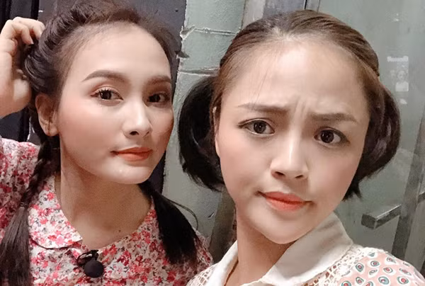 Thu Quynh - Bao Thanh than thiet giua tin don ghet nhau