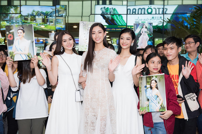 Đại diện của ban tổ chức cho biết tân hoa hậu cảm thấy hồi hộp trước tình cảm của khán giả dành cho mình. Trước đó, trên mạng xã hội có tin đồn Lương Thùy Linh mua giải nhưng cô gái đến từ Cao Bằng khẳng định: "Tôi nhận được sự ủng hộ của nhiều người nên liệu có cần phải mua giải?".