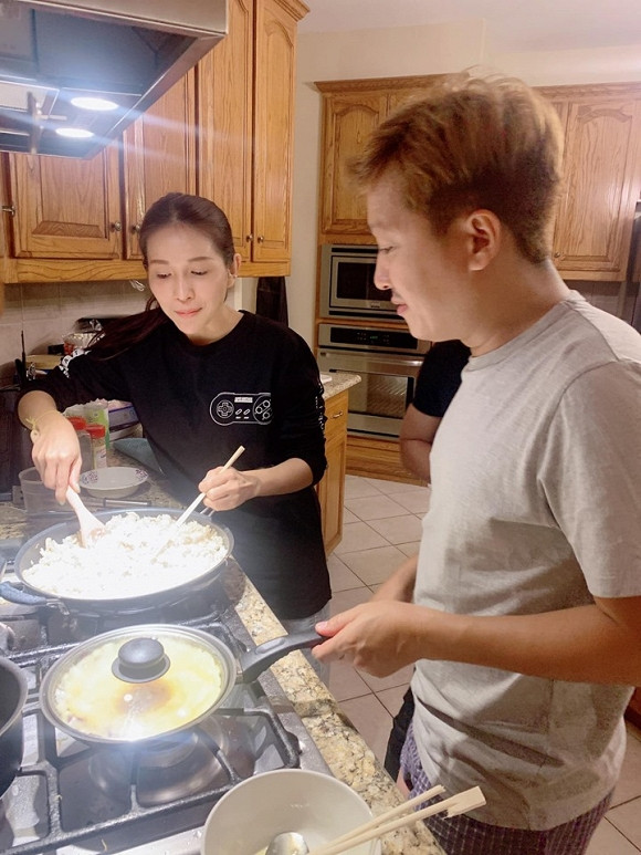 Con Truong Giang hanh dong cuc yeu khi thay ba qua dien thoai