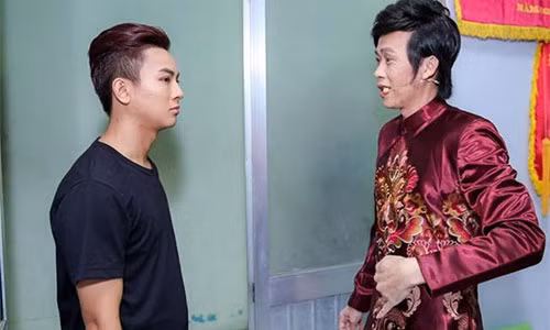 Hoai Lam dien trong show Hoai Linh sau nua nam dung hat