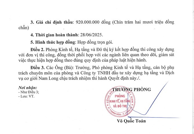 Long An: Cơ giới Nam Long tiếp tục trúng gói thầu sửa đường tại Thạnh Hóa? - Hình 4 Long An: Co gioi Nam Long tiep tuc trung goi thau sua duong tai Thanh Hoa?-Hinh-4