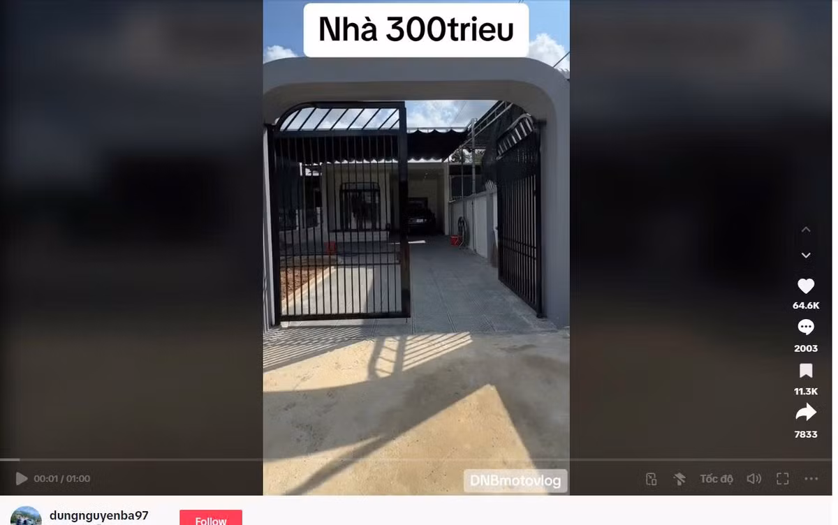 Ngoi nha xinh xan chi can 300 trieu dong la hoan thanh