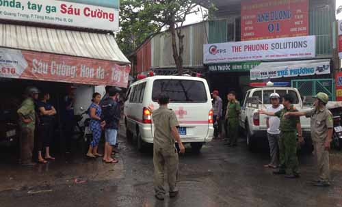 No kinh hoang trong khu dan cu, cuu linh PCCC tu vong