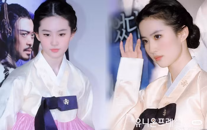 Netizen dành nhiều lời khen cho Lưu Diệc Phi bên hanbok:Lưu Diệc Phi có nét đẹp mỹ nhân truyền thống nên mặc mấy đồ này đẹp ghê; Danh xứng với thực, đúng là thần tiên tỷ tỷ; Lưu Diệc Phi lúc trẻ nhan sắc đúng 'đỉnh chóp'; Ảnh không chỉnh cũng xinh, chỉnh xong xinh xuất thần; Kể ra visual Lưu Diệc Phi bây giờ không khác mấy, chỉ là lúc đó diện hanbok trông bay bổng nhẹ nhàng.