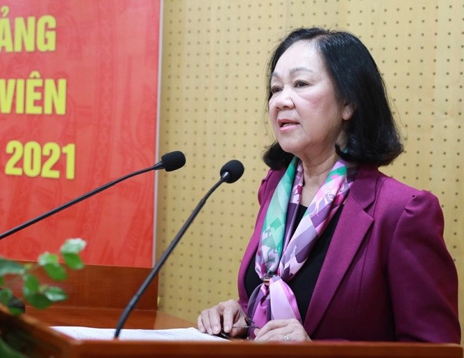 Bà Trương Thị Mai bày tỏ luôn nhận thức sâu sắc lời dặn của Chủ tịch Hồ Chí Minh, đó là "Đảng ta là một đảng cầm quyền. Mỗi đảng viên và cán bộ phải thật sự thấm nhuần đạo đức cách mạng, thật sự cần kiệm liêm chính, chí công vô tư; phải giữ gìn Đảng ta thật trong sạch, phải xứng đáng là người lãnh đạo, là người đầy tớ thật trung thành của nhân dân". 