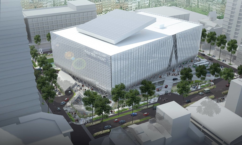 Đồng thời, Sở Xây dựng cần gửi báo cáo đóng góp ý kiến về tổng mức đầu tư dự án trước ngày 15/8. (Ảnh: Phối cảnh dự án).