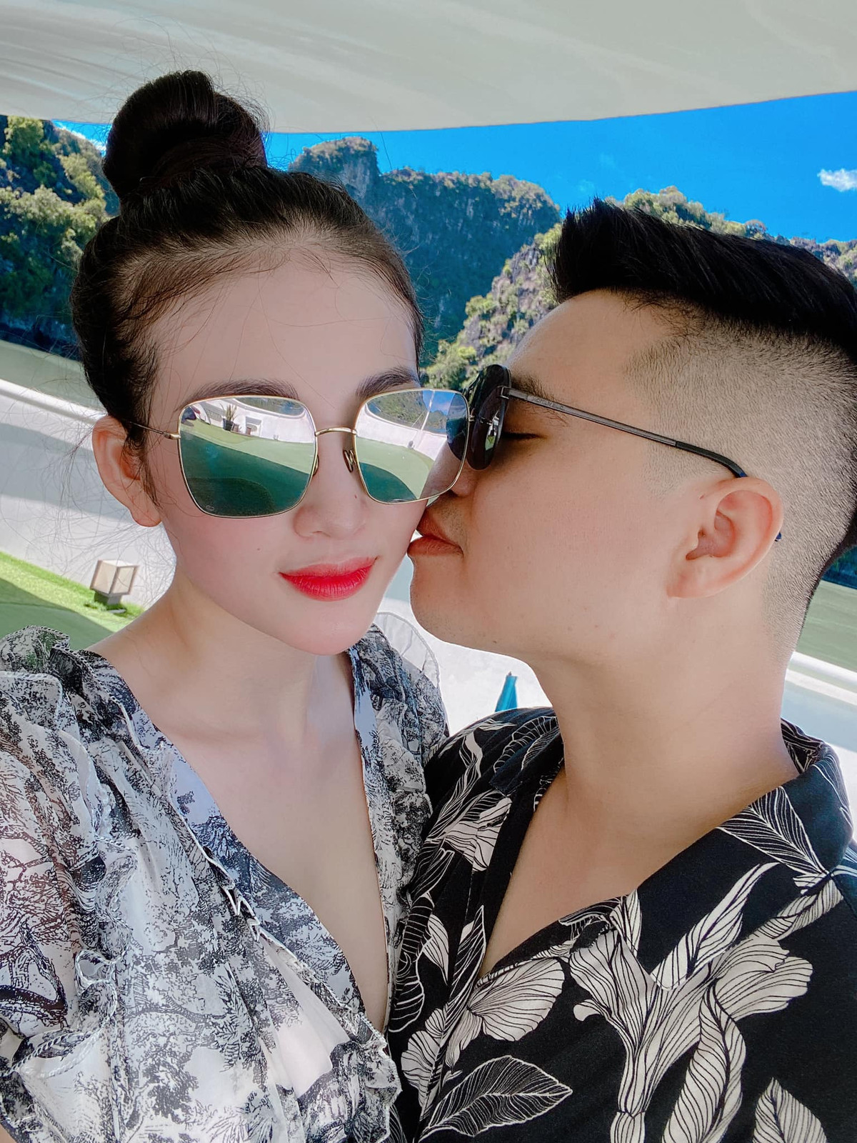 Cuộc sống sau hôn nhân cũng không quá phức tạp, Thu Hương được mẹ chồng yêu thương, chăm sóc như con gái ruột. Ảnh: Facebook, IG nhân vật