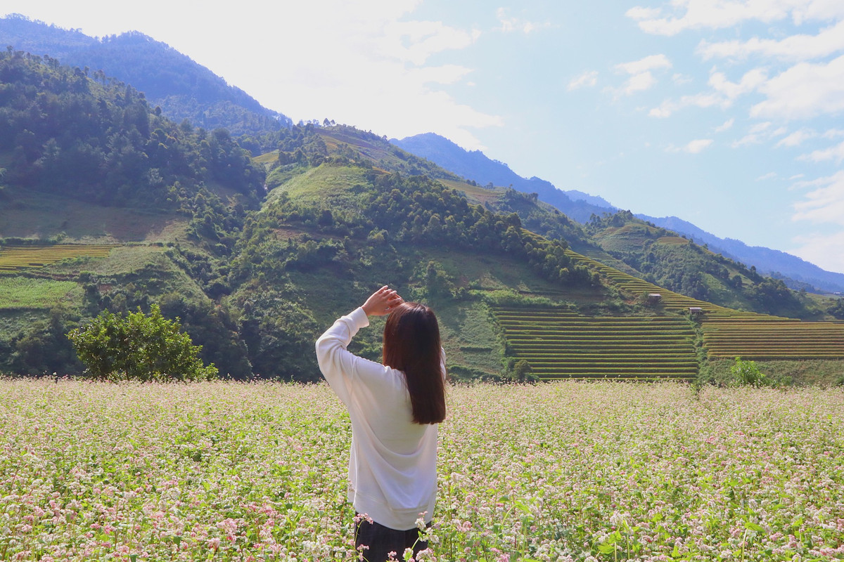 Trong những ngày cuối thu, tìm về Mù Cang Chải bạn sẽ được say đắm với vẻ đẹp thơ mộng, kỳ vĩ của bức tranh thiên nhiên tựa như tuyệt tác nghệ thuật.